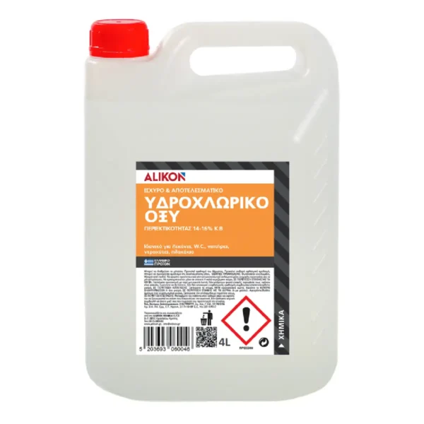 ΥΔΡΟΧΛΩΡΙΚΟ ΟΞΥ ΑΡΑΙΟ Alikon 095 4 L