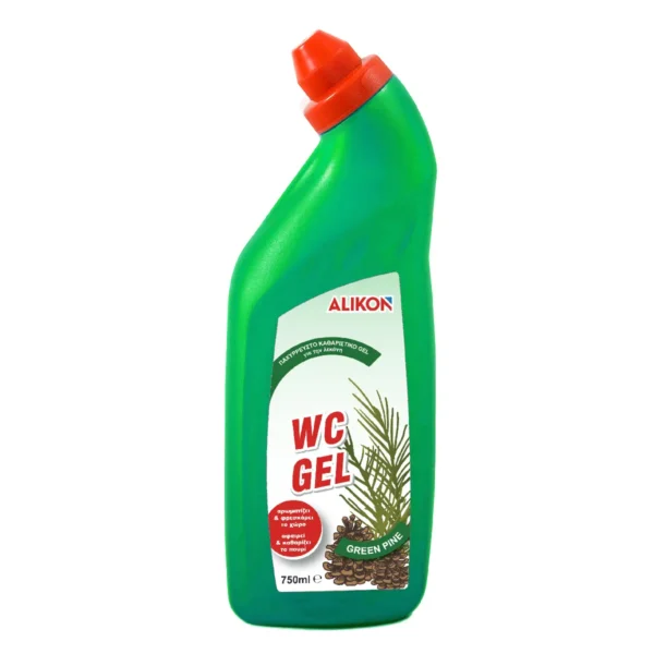 GEL ΚΑΘΑΡΙΣΜΟΥ ΤΟΥΑΛΕΤΑΣ WC GEL GREEN PINE Alikon 191 750ml