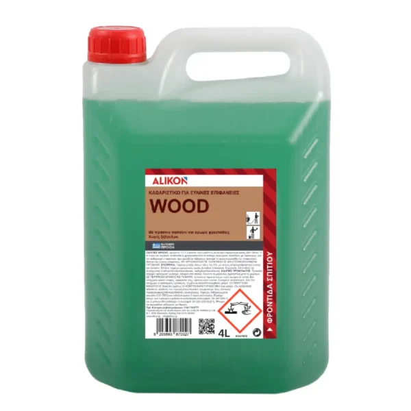 ΚΑΘΑΡΙΣΤΙΚΟ ΓΙΑ ΞΥΛΙΝΕΣ ΕΠΙΦΑΝΕΙΕΣ WOOD Alikon 387 4L