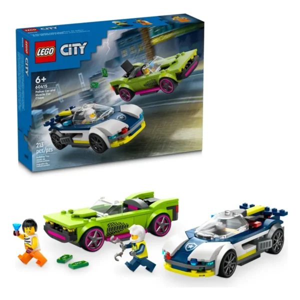 Police Car and Muscle Car Chase Lego 60415 City Police