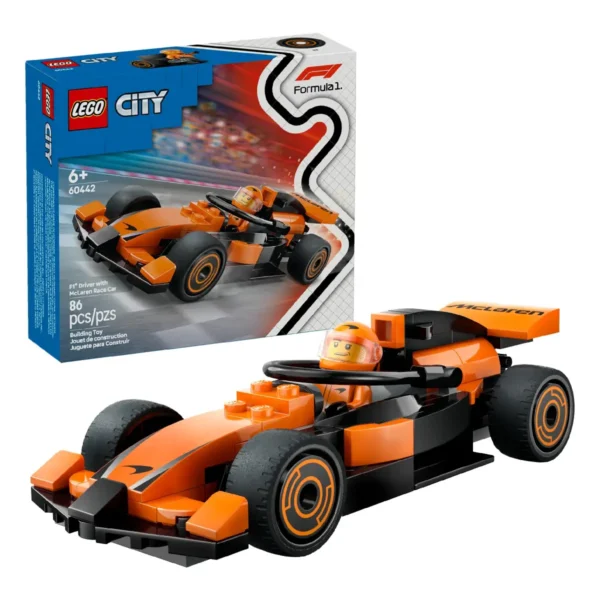 F1 Driver with McLaren Race Car Lego 60442 City