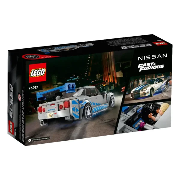 2 Fast 2 Furious Nissan Skyline GT-R (R34) Lego 76917 Speed Champions Nissan