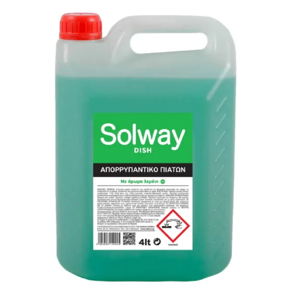 Solway Dish Απορρυπαντικό Πιάτων Λεμόνι - 4lt (Οικονομική Συσκευασία) Alikon 001 4L